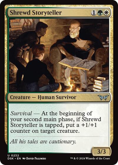 Shrewd Storyteller (Duskmourn: House of Horror) Near Mint Foil