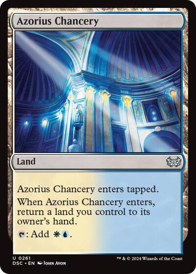 Azorius Chancery (Commander: Duskmourn: House of Horror) Near Mint