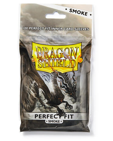 Dragon Shield Perfect Fit Clear/Smoke (100-Pack) (Dragon Shield) New