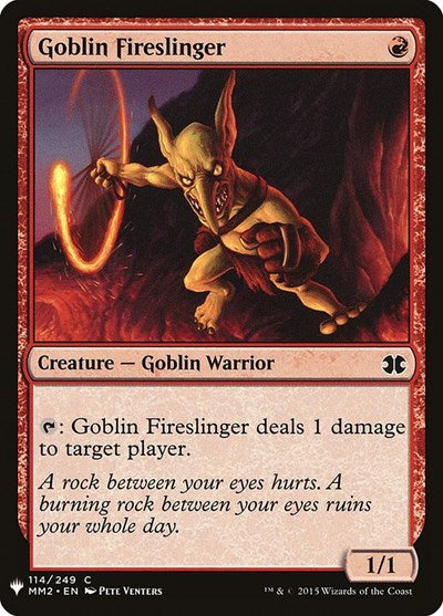 Goblin Fireslinger (Mystery Booster) Near Mint