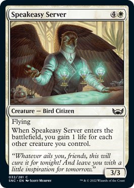 Speakeasy Server (Streets of New Capenna) Light Play Foil