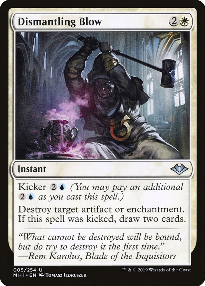Dismantling Blow