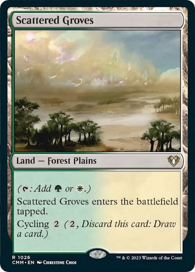 Scattered Groves (Commander Masters) Near Mint