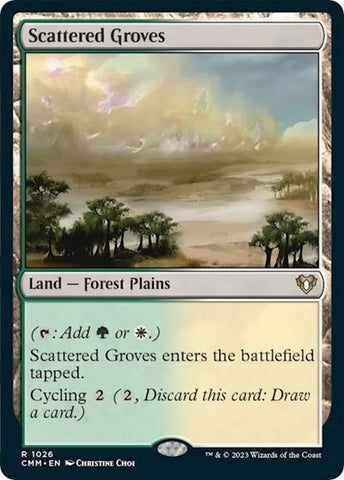 Scattered Groves (Commander Masters) Near Mint