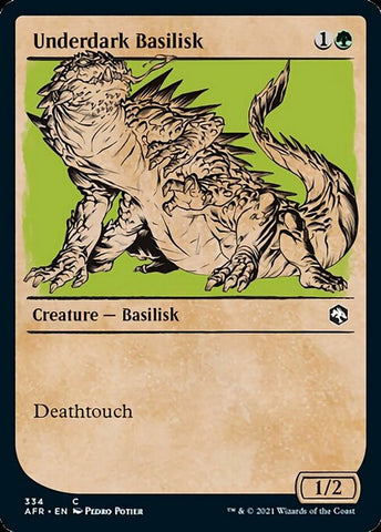 Underdark Basilisk (Showcase) (Adventures in the Forgotten Realms) Near Mint