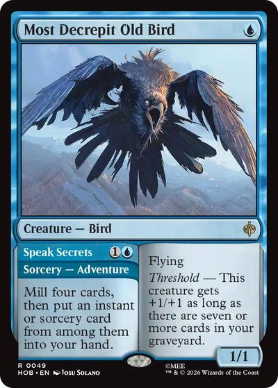 Most Decrepit Old Bird (The Hobbit) Near Mint Foil