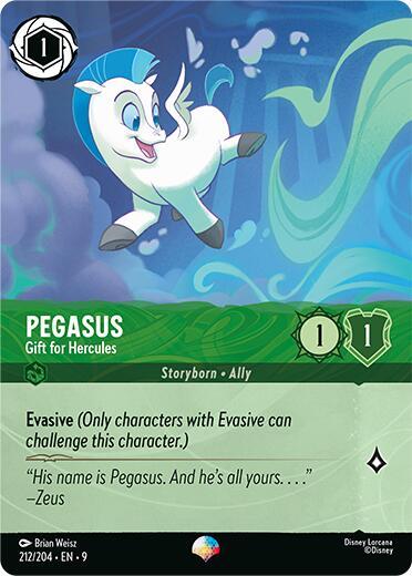 Pegasus - Gift for Hercules (Epic) (Fabled) Near Mint Holofoil