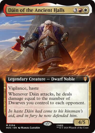 Dain of the Ancient Halls (Extended Art) (The Hobbit: Eternal-Legal) Near Mint