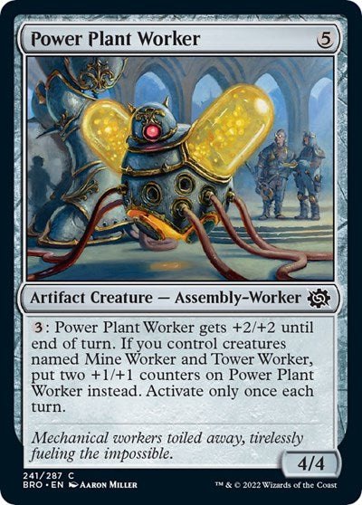 Power Plant Worker (The Brothers' War) Near Mint