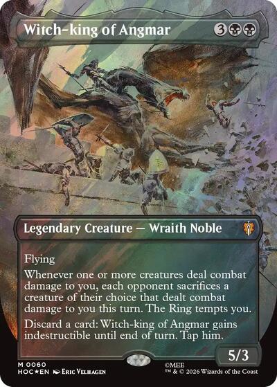 Witch-king of Angmar (Borderless) (Surge Foil) (The Hobbit: Eternal-Legal) Near Mint Foil