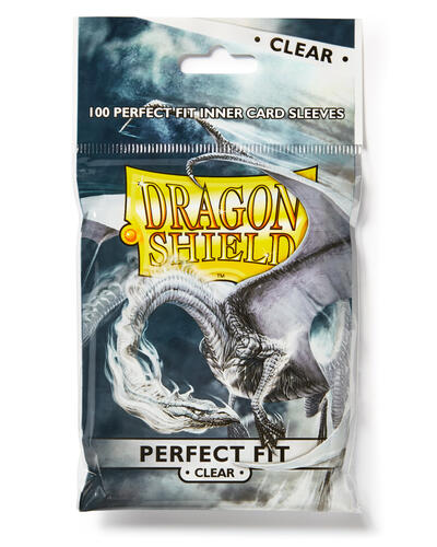 Dragon Shield Perfect Fit Clear/Clear (100-Pack) (Dragon Shield) New