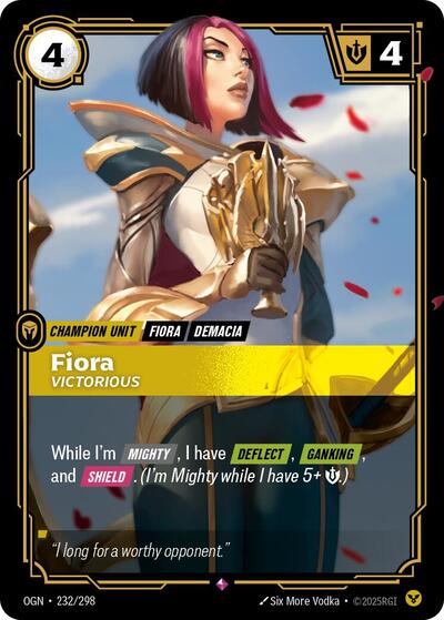 Fiora Victorious (Origins) Near Mint Foil