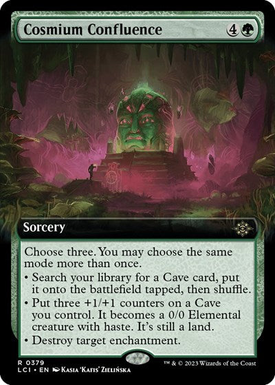 Cosmium Confluence (Extended Art) (The Lost Caverns of Ixalan) Near Mint Foil