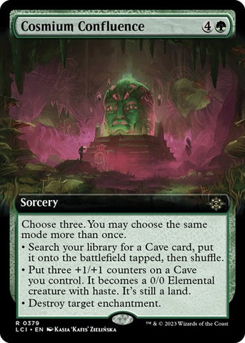Cosmium Confluence (Extended Art) (The Lost Caverns of Ixalan) Near Mint Foil