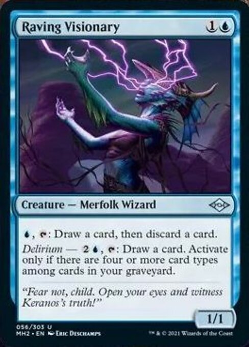 Raving Visionary (Modern Horizons 2) Near Mint Foil