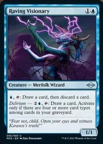 Raving Visionary (Modern Horizons 2) Near Mint Foil