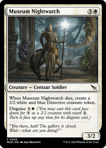 Museum Nightwatch (Murders at Karlov Manor) Near Mint Foil