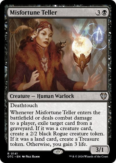 Misfortune Teller (Commander: Outlaws of Thunder Junction) Near Mint