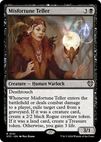 Misfortune Teller (Commander: Outlaws of Thunder Junction) Near Mint