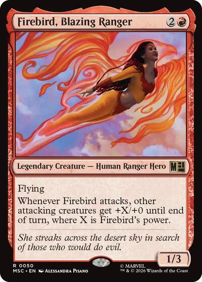 Firebird, Blazing Ranger (Commander: Marvel Super Heroes) Near Mint