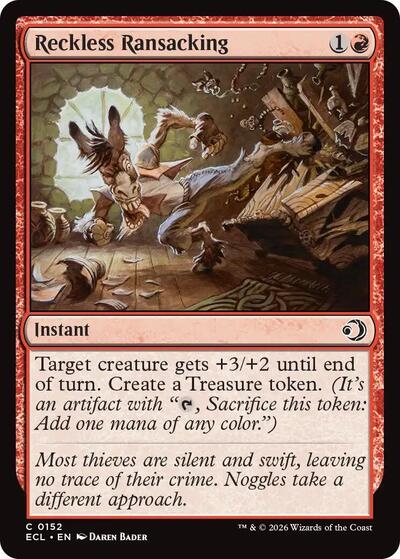 Reckless Ransacking (Lorwyn Eclipsed) Near Mint