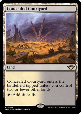 Concealed Courtyard (Outlaws of Thunder Junction) Near Mint