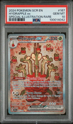 2024 POKEMON SCR EN-STELLAR CROWN 167 HYDRAPPLE EX SIR PSA 10