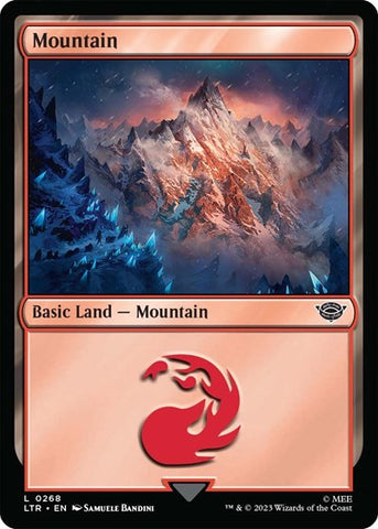 Mountain (0268) (Universes Beyond: The Lord of the Rings: Tales of Middle-earth) Near Mint Foil