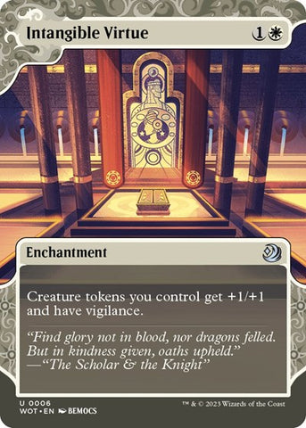 Intangible Virtue (Wilds of Eldraine: Enchanting Tales) Near Mint