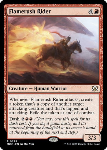 Flamerush Rider (Commander: March of the Machine) Near Mint