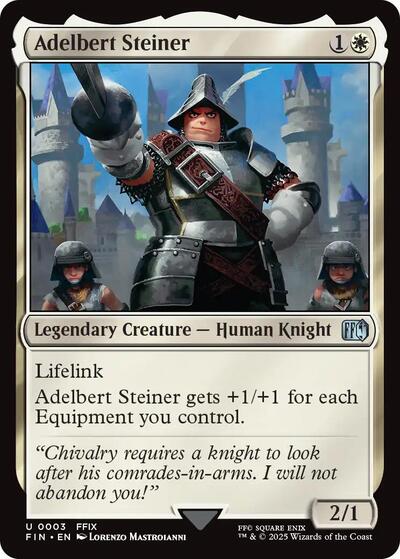 Adelbert Steiner (Universes Beyond: FINAL FANTASY) Light Play Foil