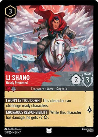 Li Shang - Newly Promoted (Archazia's Island) Near Mint