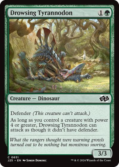 Drowsing Tyrannodon (Foundations Jumpstart) Near Mint