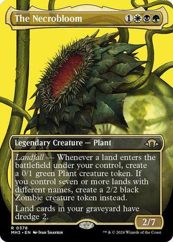 The Necrobloom (Borderless) (Modern Horizons 3) Near Mint