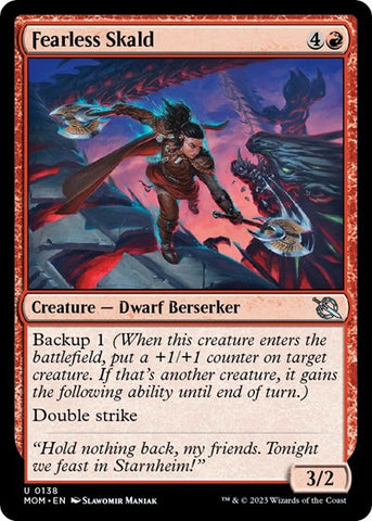 Fearless Skald (March of the Machine) Near Mint Foil
