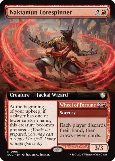 Naktamun Lorespinner (Extended Art) (Commander: Secrets of Strixhaven) Near Mint