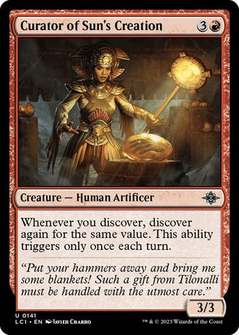Curator of Sun's Creation (The Lost Caverns of Ixalan) Near Mint Foil