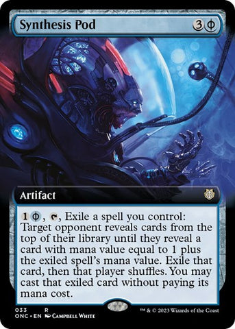 Synthesis Pod (Extended Art) (Commander: Phyrexia: All Will Be One) Near Mint