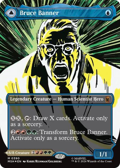 Bruce Banner (Borderless) (Marvel Super Heroes) Near Mint Foil
