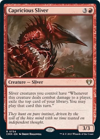 Capricious Sliver (Commander Masters) Near Mint