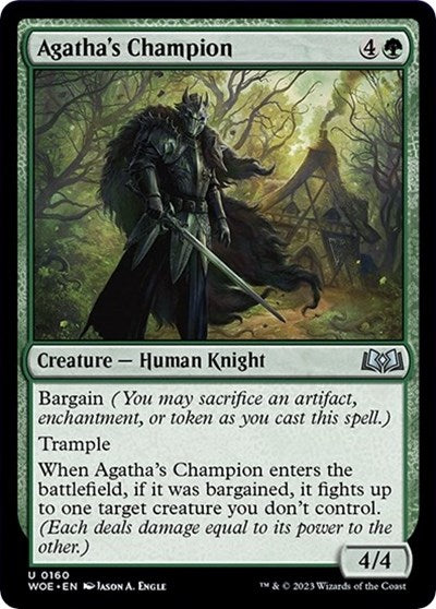 Agatha's Champion (Wilds of Eldraine) Near Mint Foil
