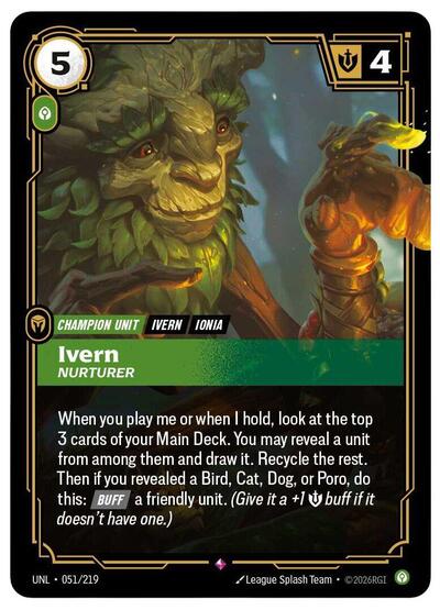 Ivern Nurturer (Unleashed) Near Mint Foil