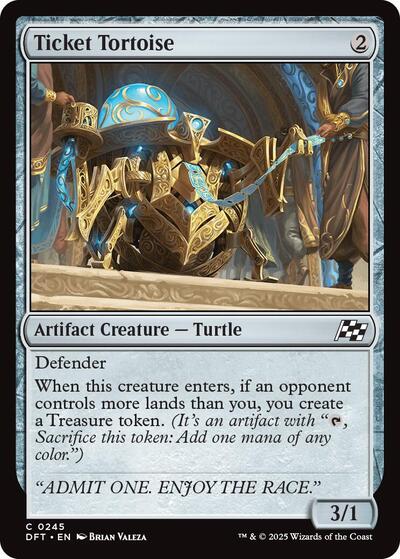 Ticket Tortoise (Aetherdrift) Near Mint Foil