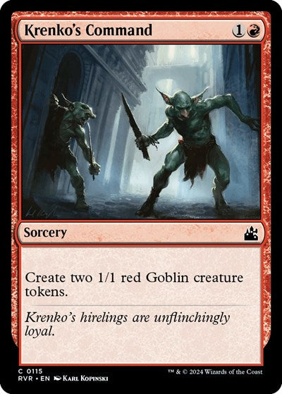 Krenko's Command (Ravnica Remastered) Near Mint Foil