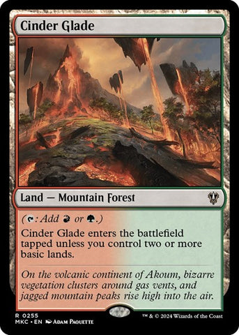 Cinder Glade (Commander: Murders at Karlov Manor) Near Mint