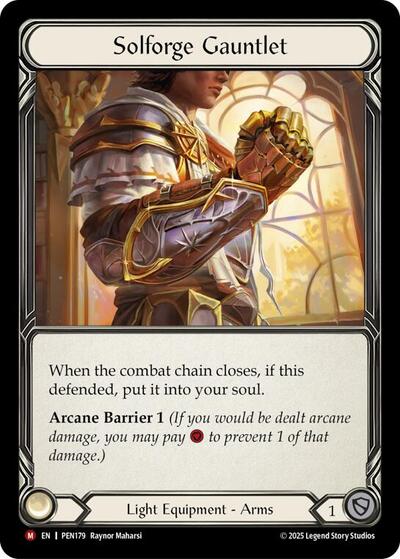 Solforge Gauntlet (Compendium of Rathe) Near Mint