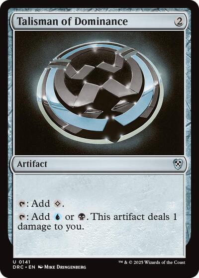 Talisman of Dominance (Commander: Aetherdrift) Near Mint