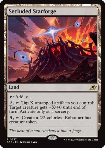 Secluded Starforge (Edge of Eternities) Near Mint Foil