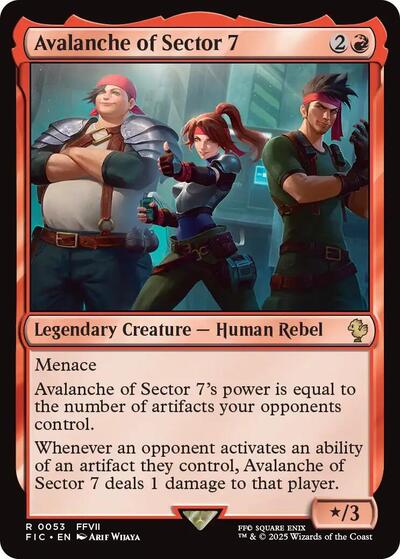 Avalanche of Sector 7 (Commander: FINAL FANTASY) Near Mint