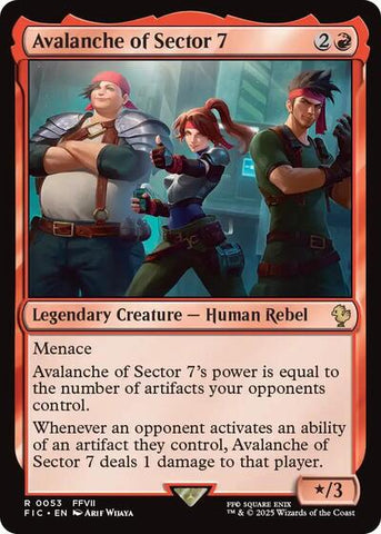 Avalanche of Sector 7 (Commander: FINAL FANTASY) Near Mint